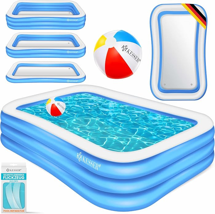 KESSER\u00ae Aufblasbarer Pool Familienpool f\u00fcr Kinder und Erwachsene Gartenschwimmbad Famil... | Amazon (DE)
