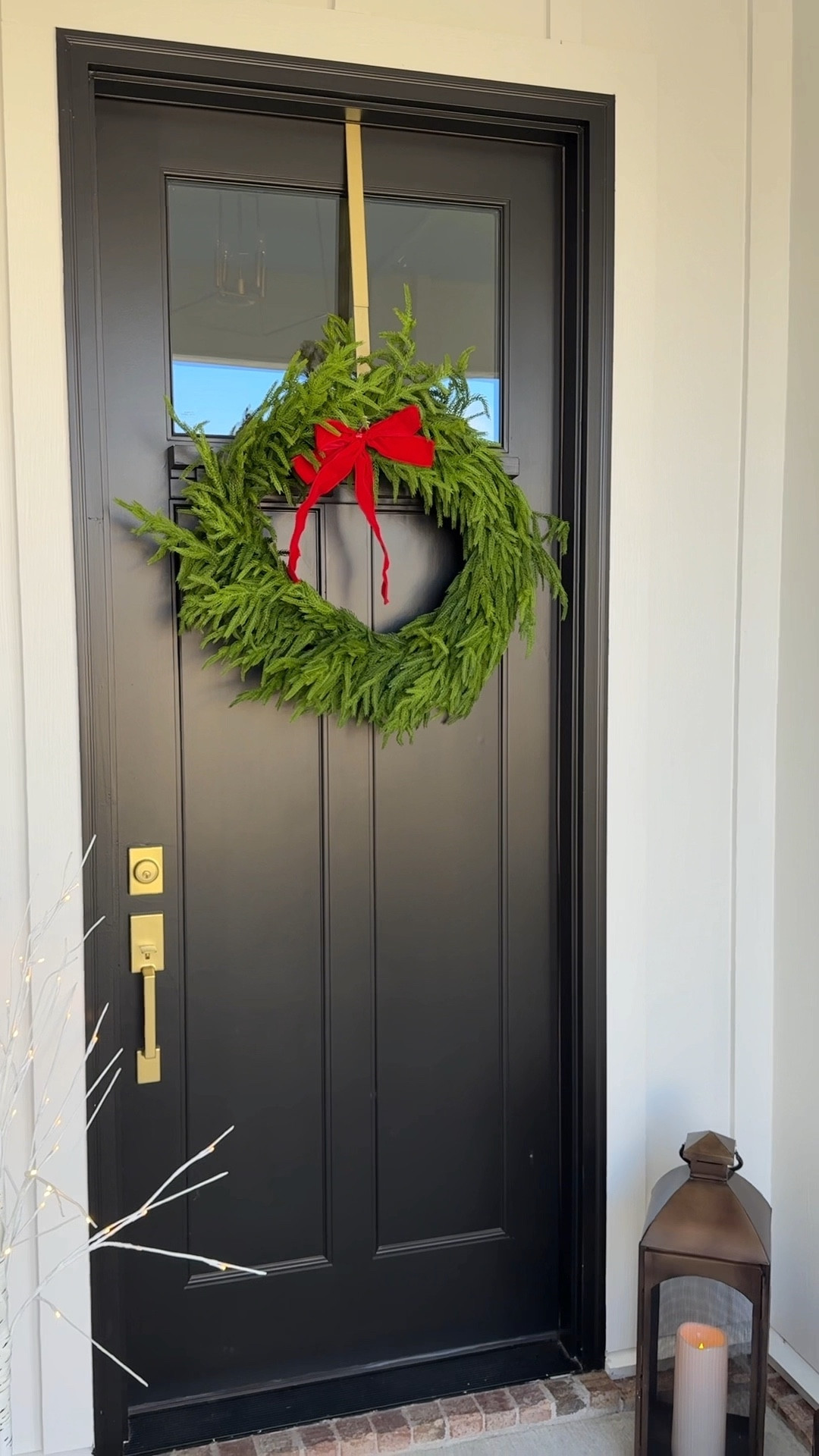 Added the Christmas wreath to the front door this afternoon! 

Afloral Christmas wreath, Afloral wreath, Afloral Christmas, Norfolk real touch wreath, Christmas decor, outdoor Christmas decor, front door Christmas wreath, evergreen Christmas wreath, LED Christmas tree, LED Christmas bench trees, front porch Christmas decor, front door Christmas decorating, front porch Christmas decorating 



#LTKHome #LTKHoliday #LTKSeasonal