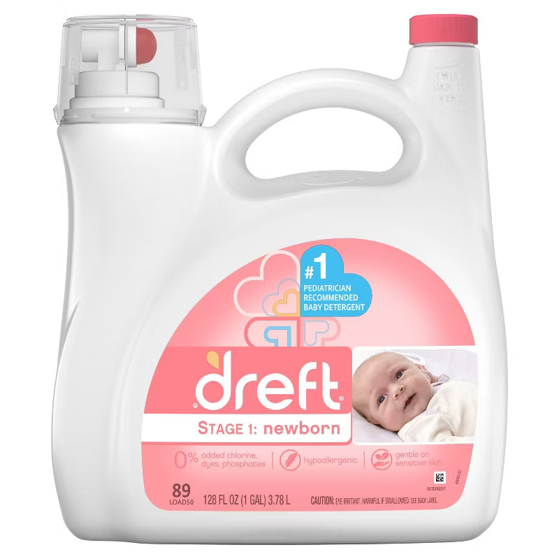 Dreft Stage 1: Newborn Baby Liquid Laundry Detergent - 128 fl oz | Target