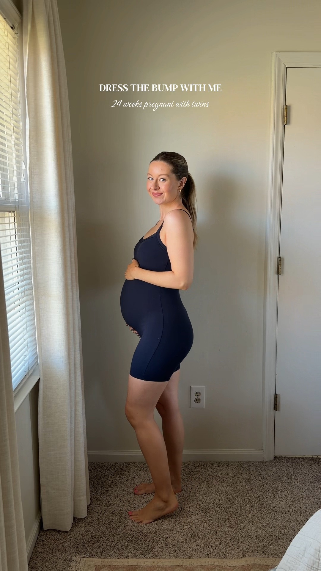 Sized up to a medium in this maternity romper! 🤰🏼
Maternity
Bump friendly 

#LTKBump