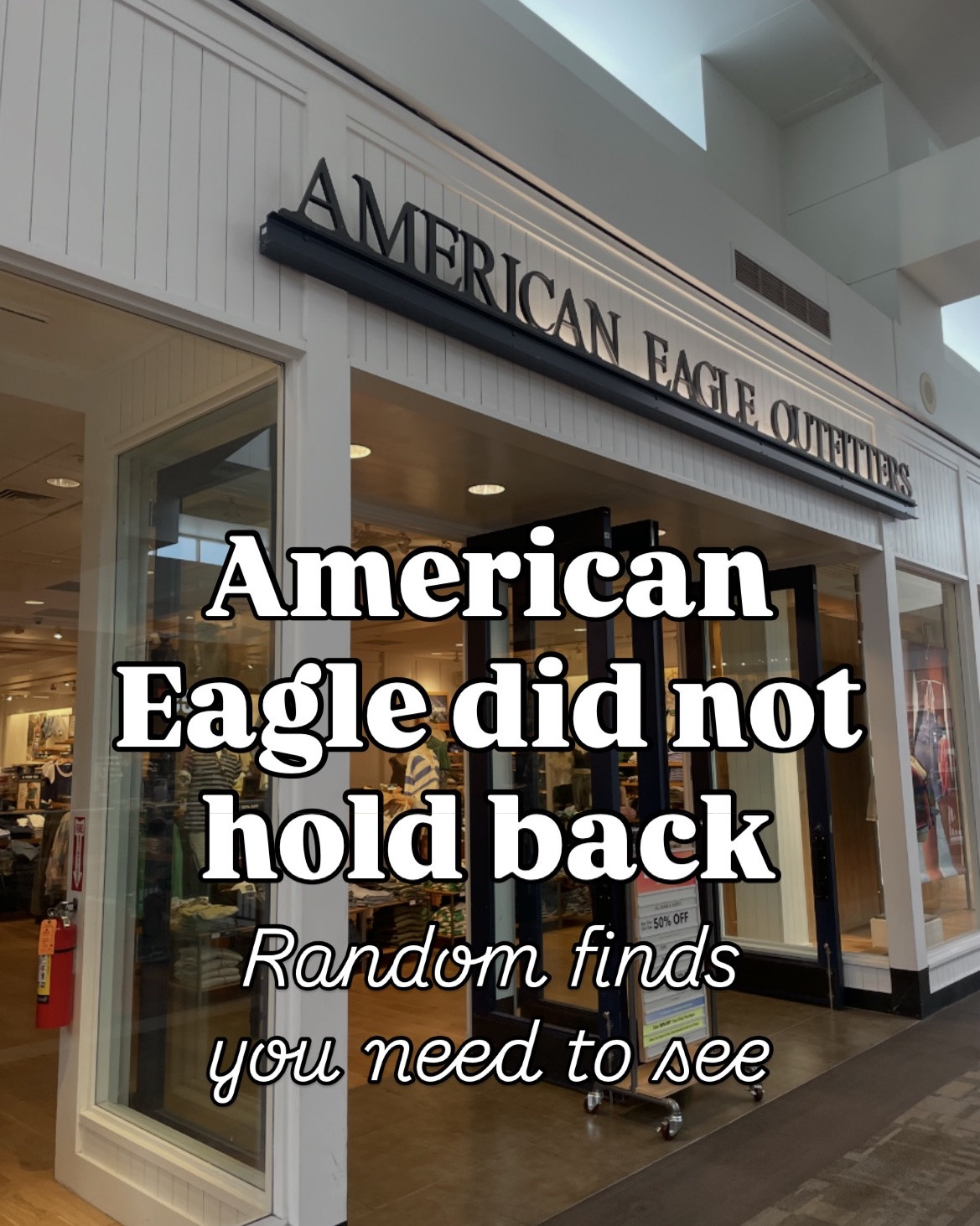 American Eagle did not hold back with these new arrivals! 🔥🛍️

Found the ultimate American Eagle haul filled with amazing end of summer pieces and a sneaky fall preview. Every single item is a perfect wardrobe staple to wear right now and easily transition into the next season. 🦅☀️🍂Swipe through all the slides to see the full AE haul! Which piece is your absolute favorite? Let me know below! 💬👇

Say FINDS to get the direct links sent straight to your DMs, or find everything linked on my LTK! 🛒