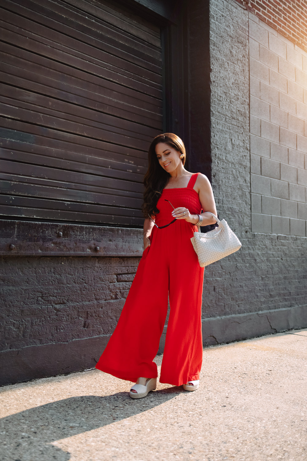 Petite-friendly 100% cotton gauze jumpsuit from @quince. Wearing the XSP. Comes in multiple colors, has pockets, and adjustable (by button) straps. 

summer outfits over 40 | vacation outfits beach | resortwear 

 #LTKootd #LTKOver40 #LTKPetite