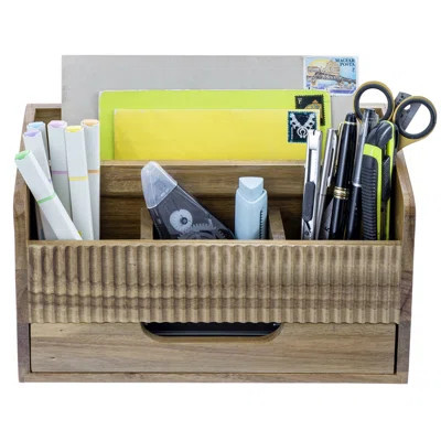 Desktop Organizer for Office Supplies Accessories | Wayfair North America