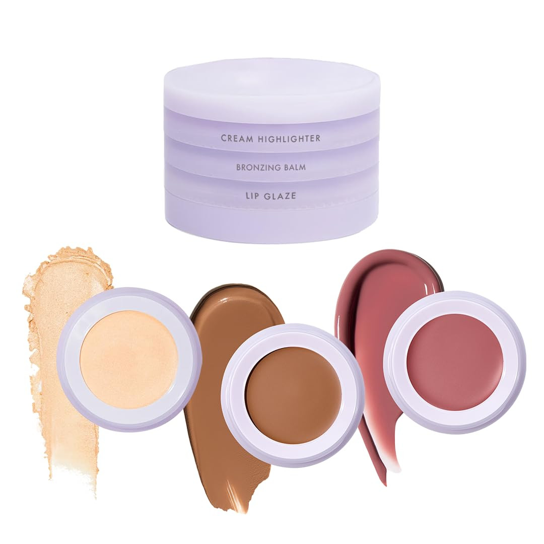 Natural & Buildable Anywhere – Portable 3-in-1 makeup stack. Creates a natural sun-kissed glow,... | Amazon (US)