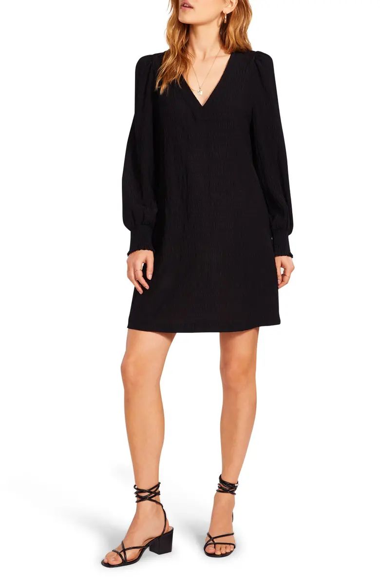 BB Dakota by Steve Madden BB Dakota x Steve Madden Ruston Textured Long Sleeve Shift Minidress | ... | Nordstrom