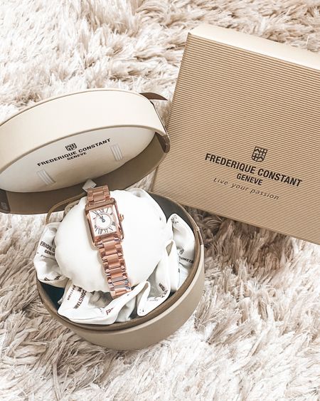 Such a beautiful gift for a lady!  This watch has rose gold with a beautiful Diamond accent on the dial. I chose the rose gold because I like it better on my skin but it also comes in yellow and stainless. Great gift for under $1500 to add to your list from Santa!!

#watchforwoman #giftforwomen #watch 

#LTKover40 #LTKHoliday #LTKGiftGuide