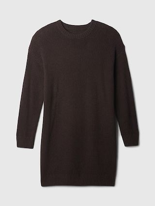 CashSoft Shaker-Stitch Mini Sweater Dress | Gap (US)