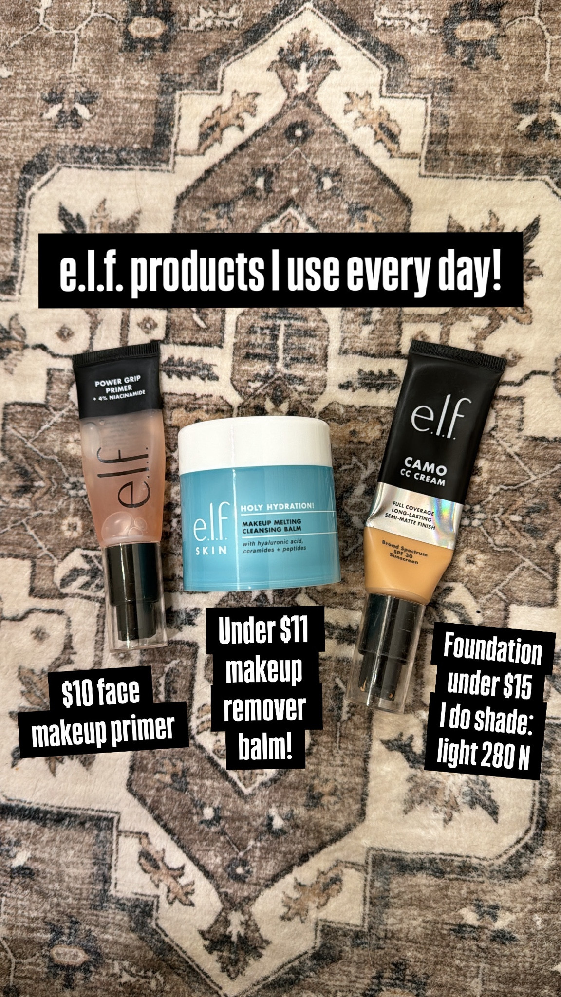 Fav e.l.f products I use every single day!

#LTKBeauty #LTKSaleAlert #LTKFindsUnder50