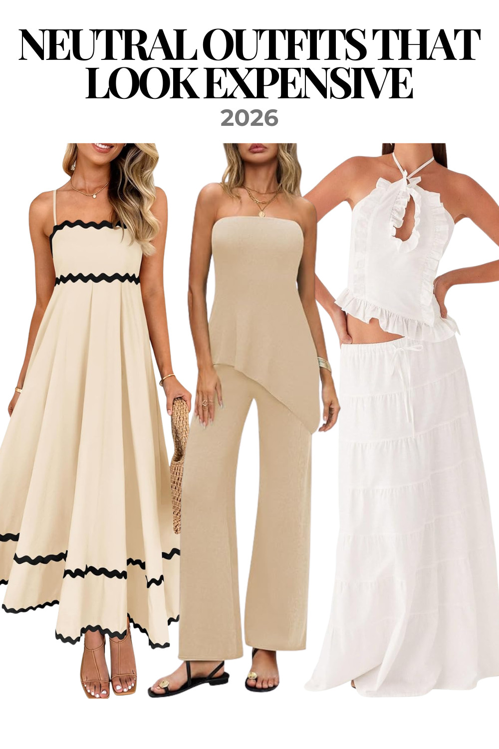 Neutral Outfits That Look Expensive 2026 | Chic Minimal Beige & White Outfit Ideas

neutral outfits, expensive looking outfits, minimalist fashion, beige outfit ideas, white outfit aesthetic, chic spring outfits, elegant everyday style, capsule wardrobe neutral, classy outfit ideas, luxury style outfits, clean girl aesthetic, timeless fashion, monochrome outfits, soft girl neutral style, vacation outfits chic, amazon fashion, amazon finds 

 #LTKgrwm #LTKootd #LTKSeasonal