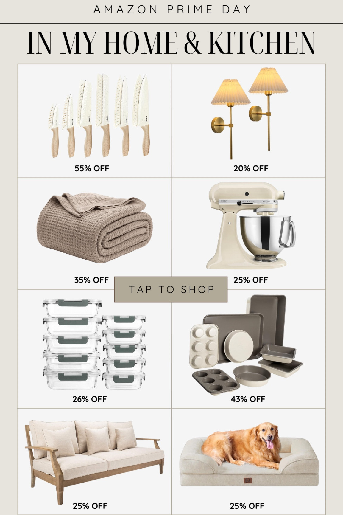 Amazon Prime Day home and kitchen finds!


Amazon prime deals, prime day deals, kitchen utensils, home decor, neutral, blanket, kitchen appliances, lamps, patio furniture, baking, cookware, coastal, chic, dog bed

#LTKHome #LTKSaleAlert #LTKFindsUnder100