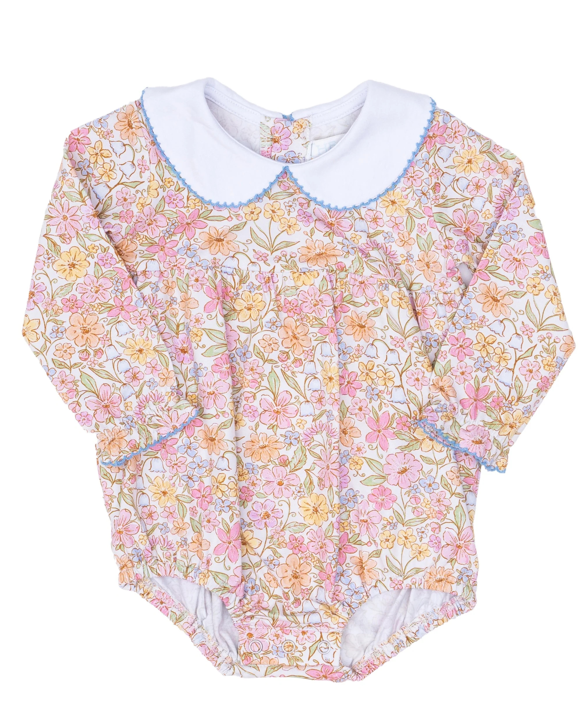 Mary Mills Watercolor Wildflower Bubble | The Oaks Apparel Company