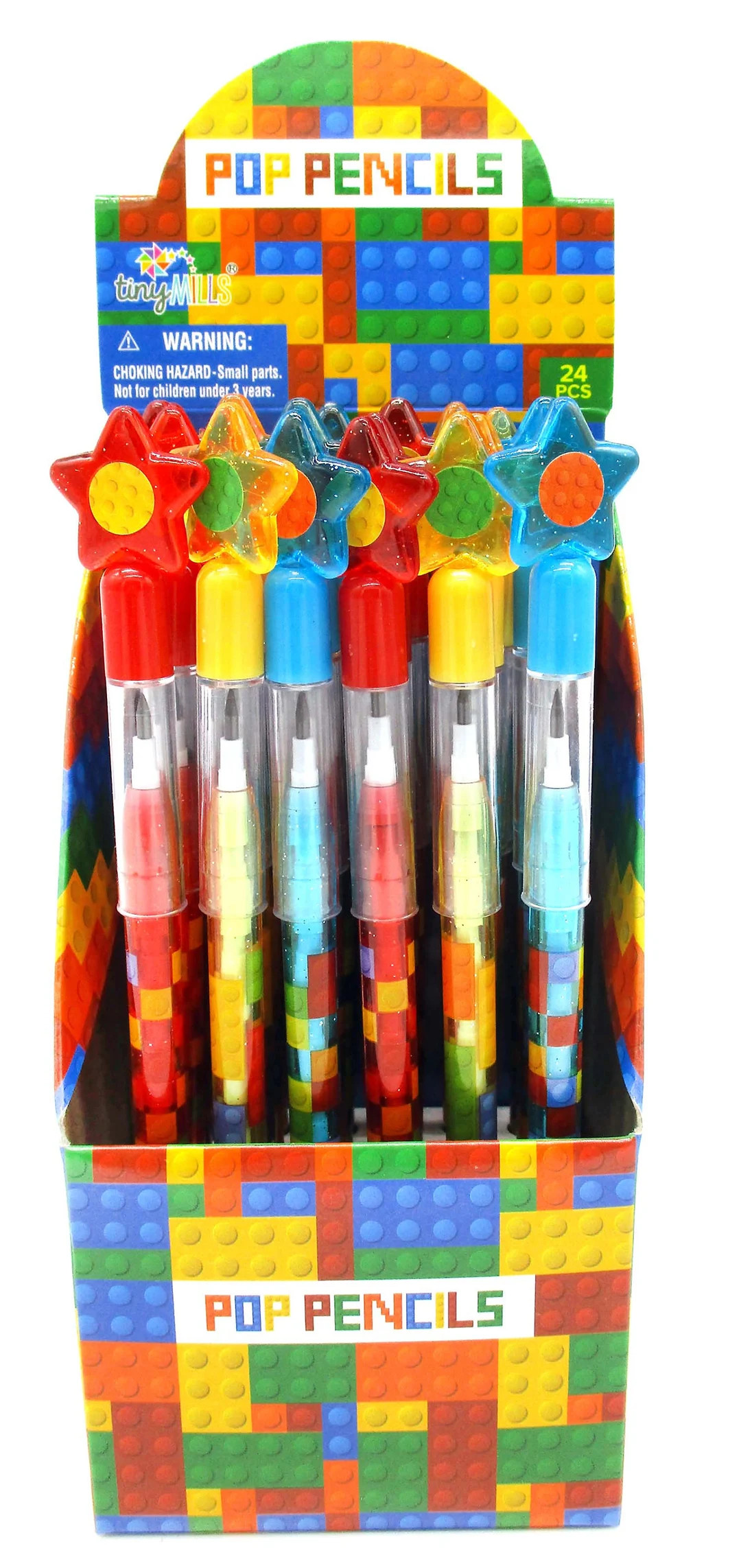 24 Pcs Building Blocks Brick Multi Point Pencils - Etsy | Etsy (Global)