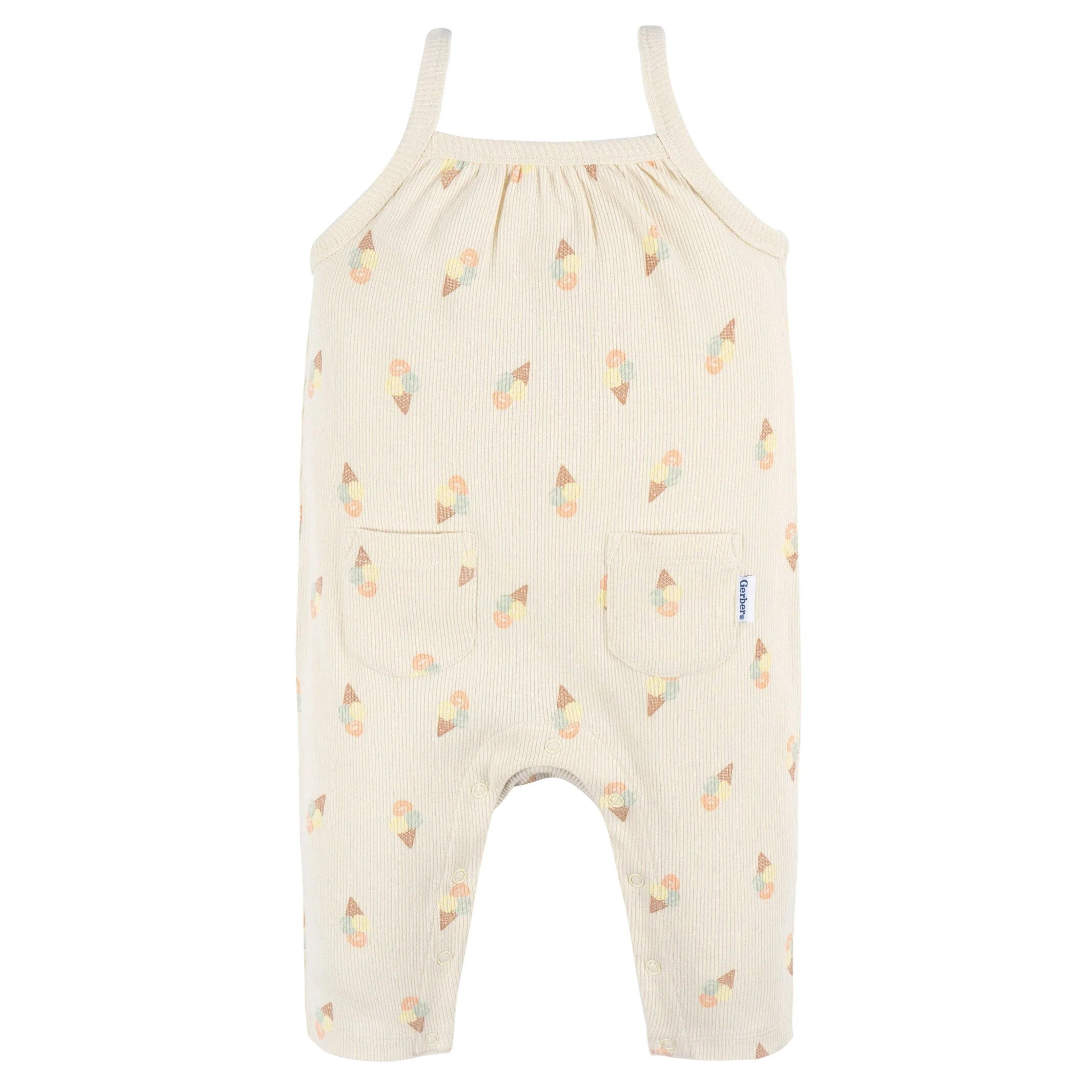Baby Girls Ice Cream Romper | Gerber Childrenswear