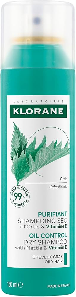 Klorane, Dry Shampoo With Nettle For Oily Hair And Scalp, Oily Hair, Absorbs Oil Production, Para... | Amazon (CA)