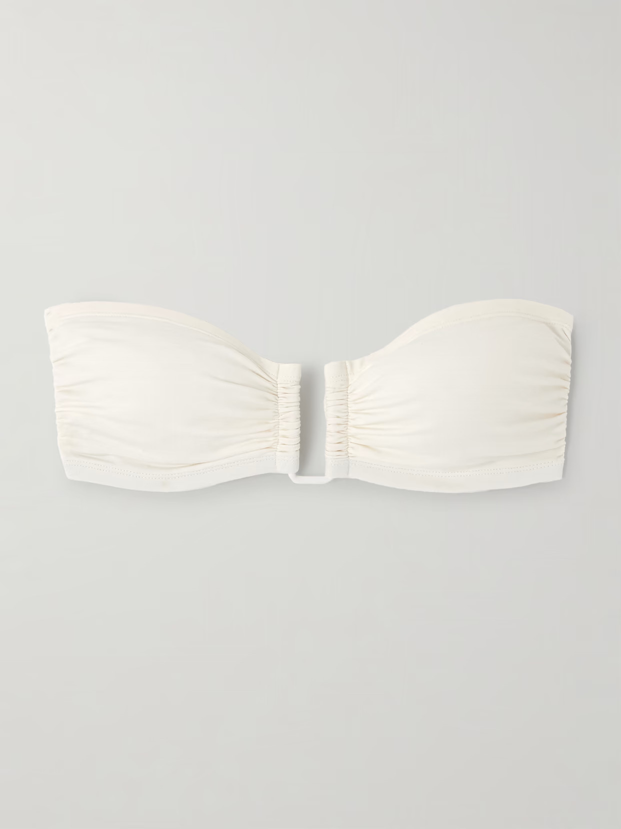 Eres - Les Essentiels Show Bandeau Bikini Top - Off-white | NET-A-PORTER (US)