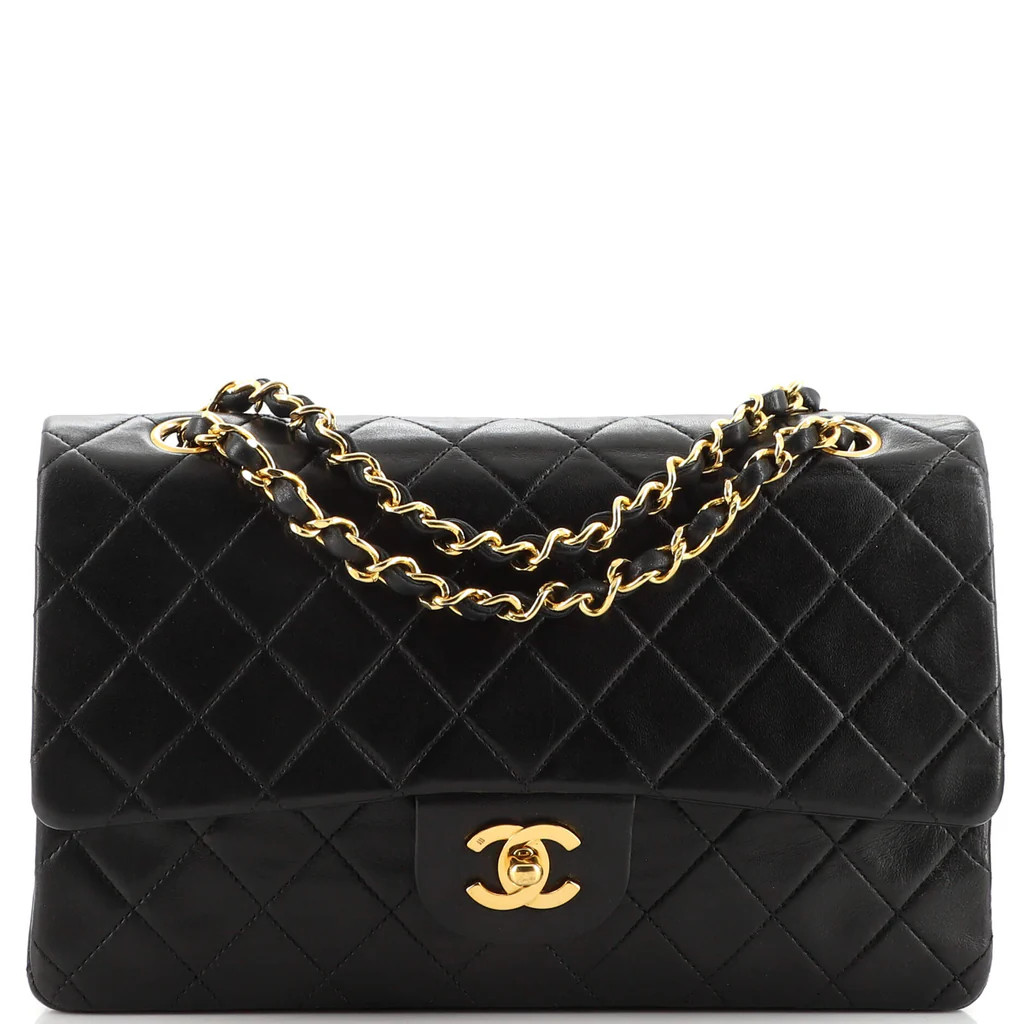 Vintage Classic Double Flap Bag Quilted Lambskin Medium | Rebag