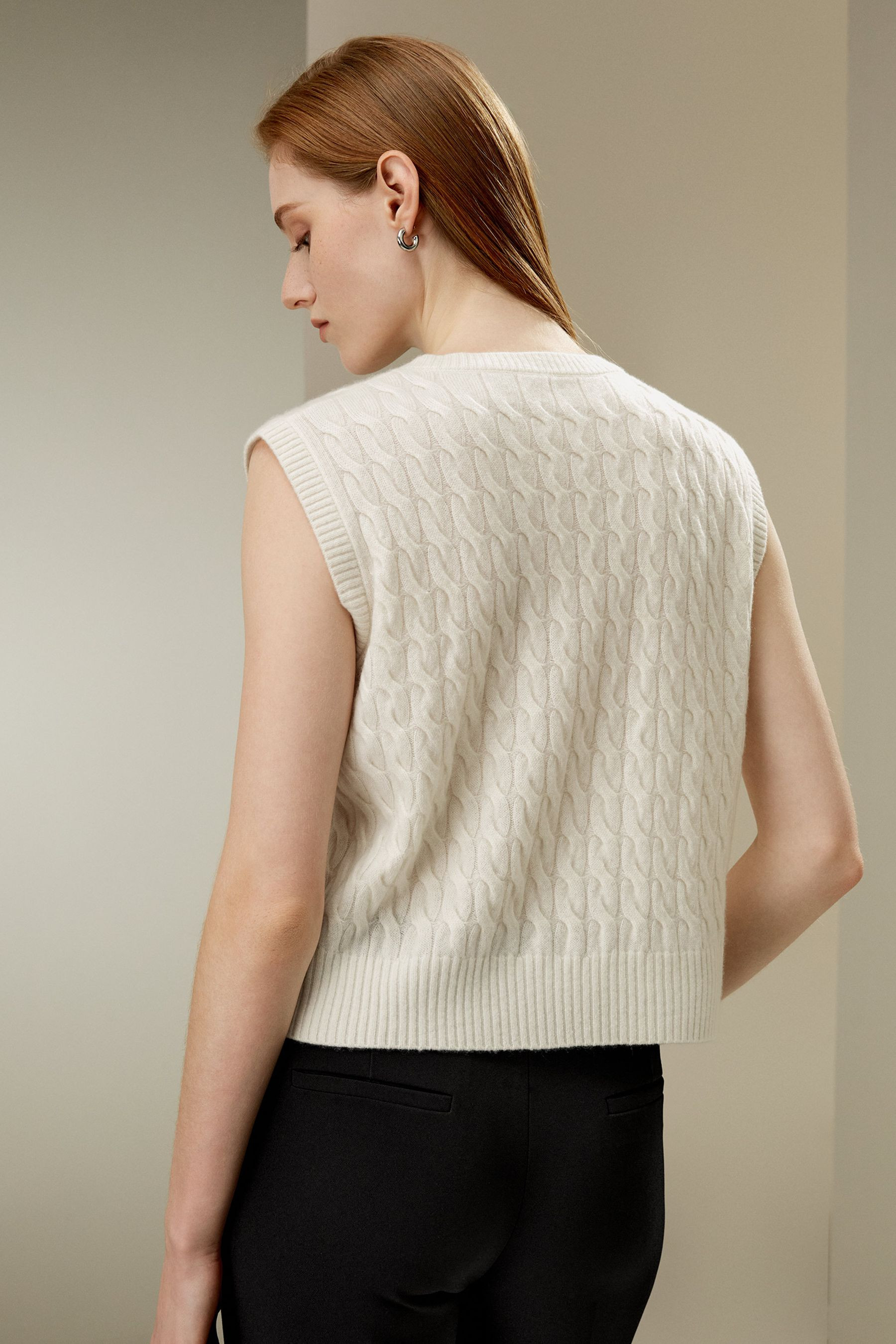 Baby Cashmere Sweater Vest | LILYSILK
