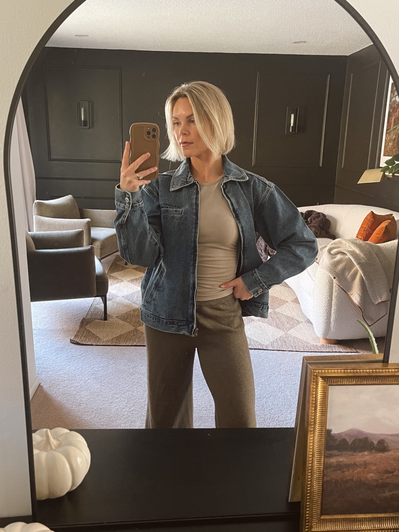 The perfect denim jacket! 
I’m wearing XS

#LTKSeasonal #LTKfindsunder50 #LTKstyletip