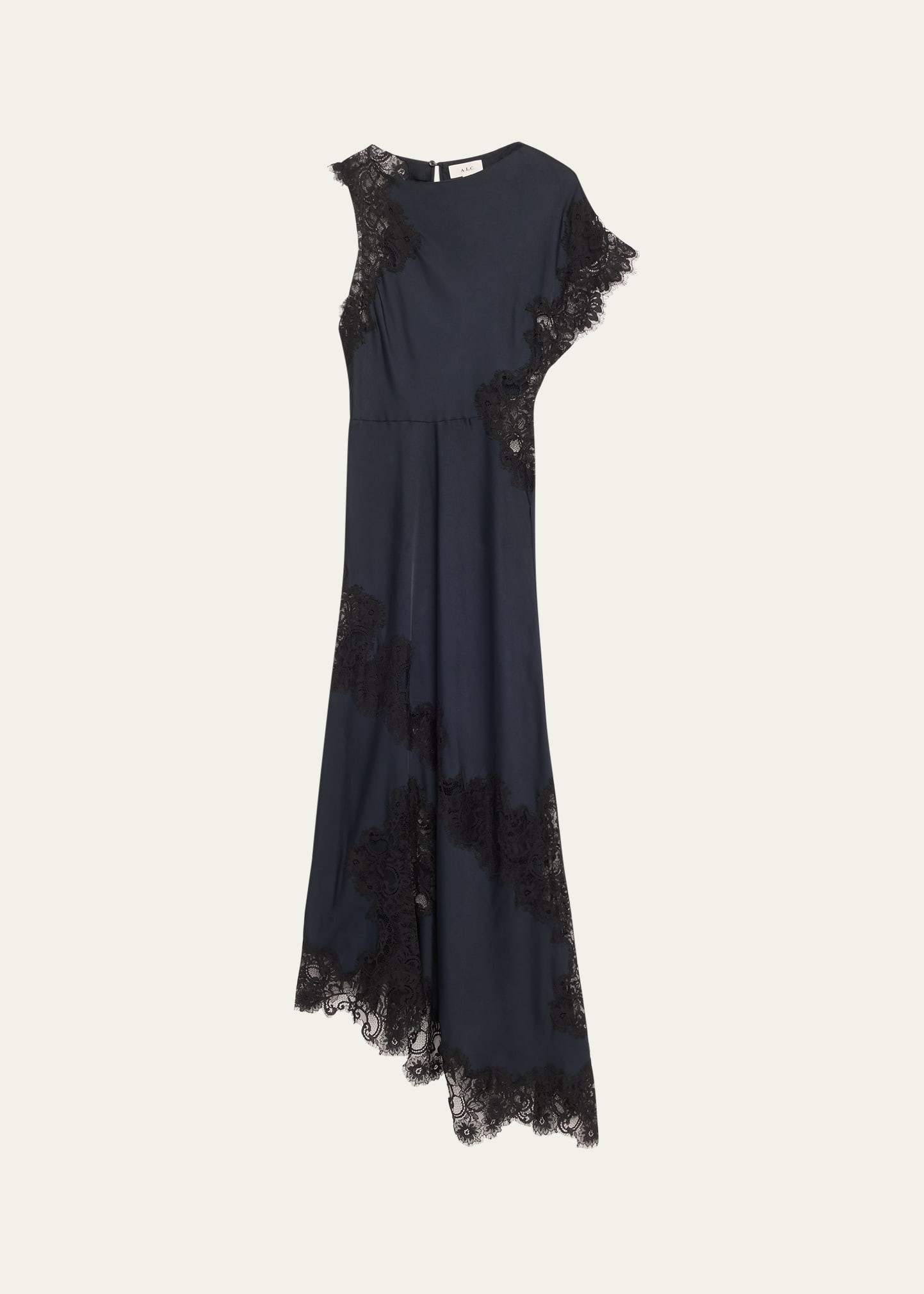 A.L.C. Alessia Satin and Lace Maxi Dress | Bergdorf Goodman
