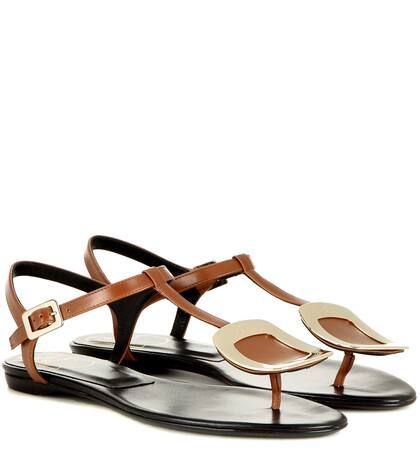 Thong Chips leather sandals | Mytheresa (INTL)