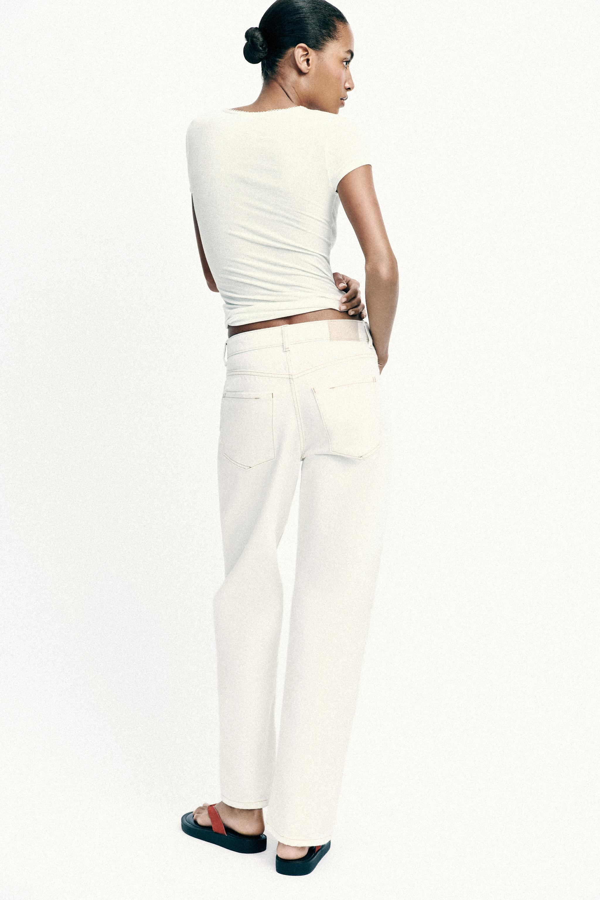 JEANS Z1975 STRAIGHT HIGH-WAIST LONG LENGTH | Zara UK