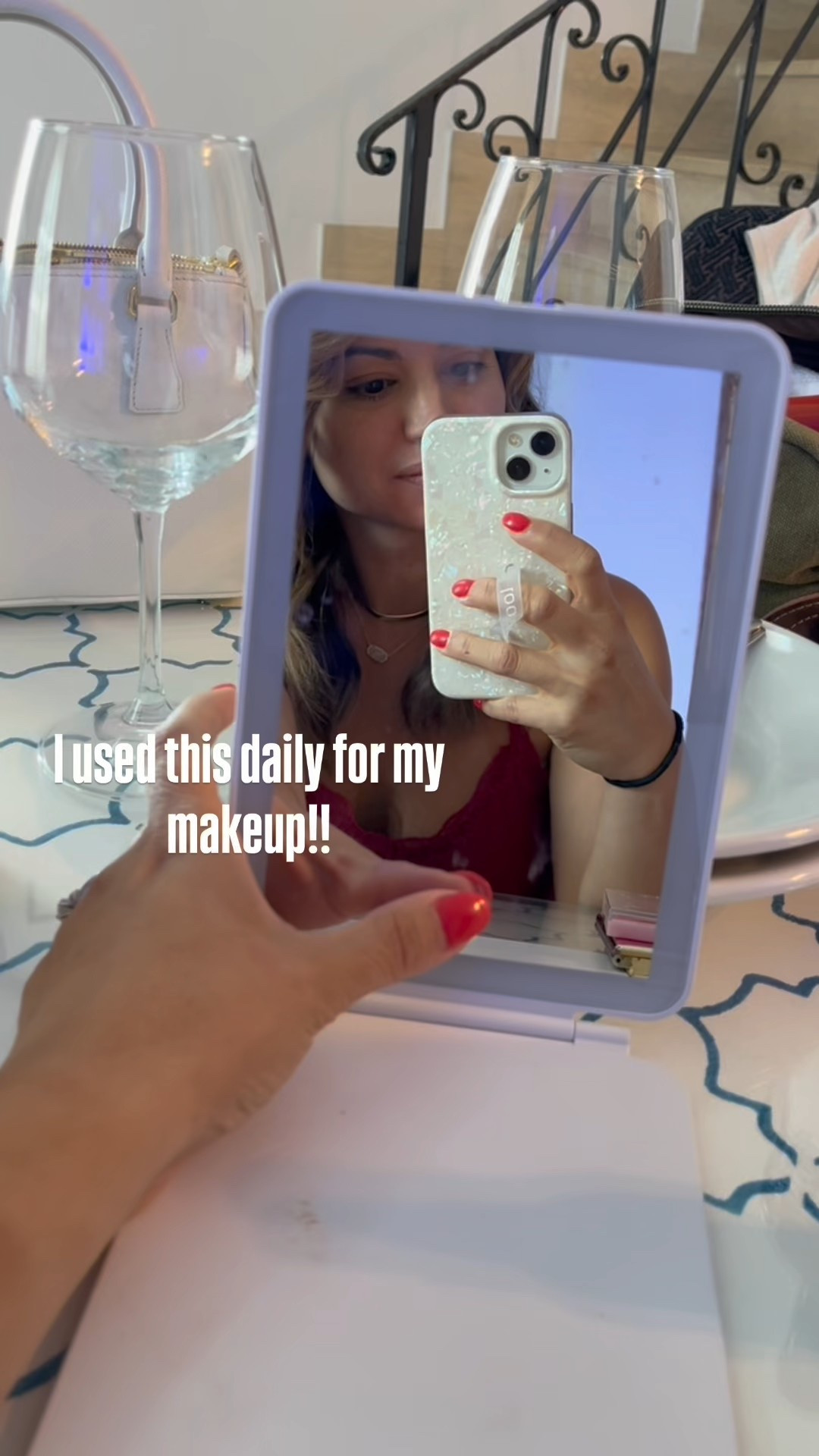 This travel makeup mirror is a must!! Different light settings and the perfect  size to pack in a  carry on.



#LTKTravel #LTKFindsUnder50 #LTKBeauty