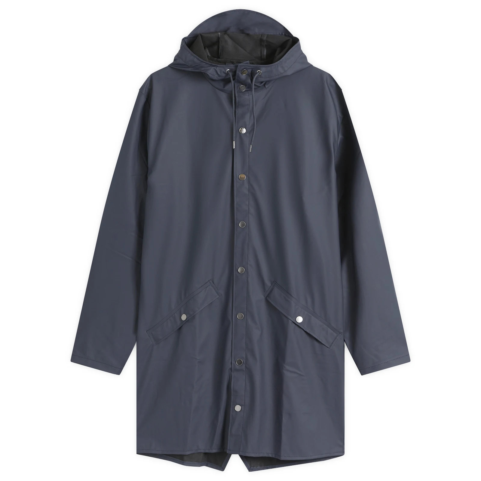 Rains Long Jacket Navy | END. Clothing
