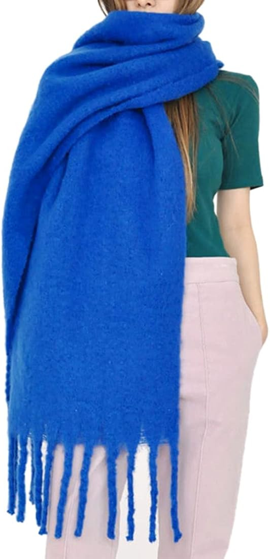 GUCABE (Premium) Large Chunky Scarf Colorful Cashmere Feel Oversized Scarves Blanket Soft Big Woo... | Amazon (US)
