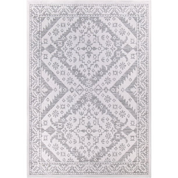 My Texas House Western Tide Reversible Indoor/ Outdoor Area Rug, Natural Silverton, 5' x 7' | Walmart (US)