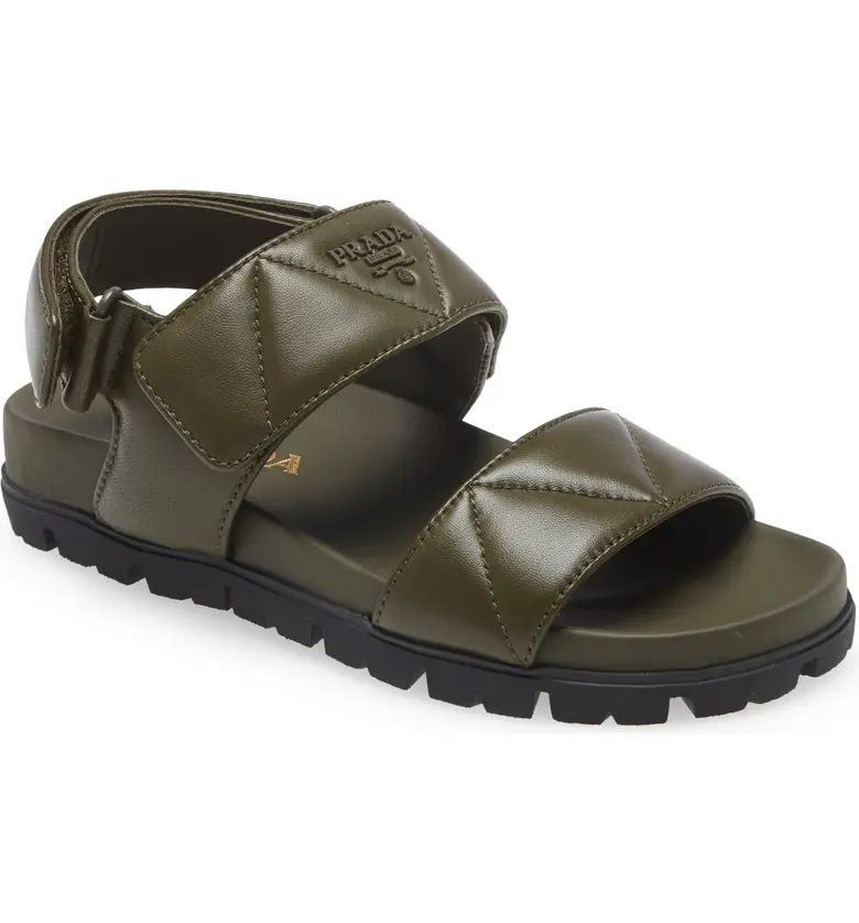 Prada Matelassé Sport Sandal | Nordstrom | Nordstrom