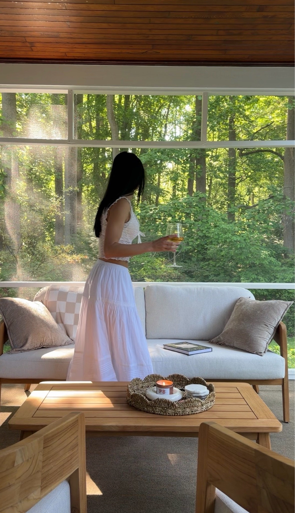 skirt size - xs 
porch furniture set - I purchased last summer & it sold out :/ but I tagged some super similar options that I love !

#LTKSeasonal #LTKHome #LTKSaleAlert