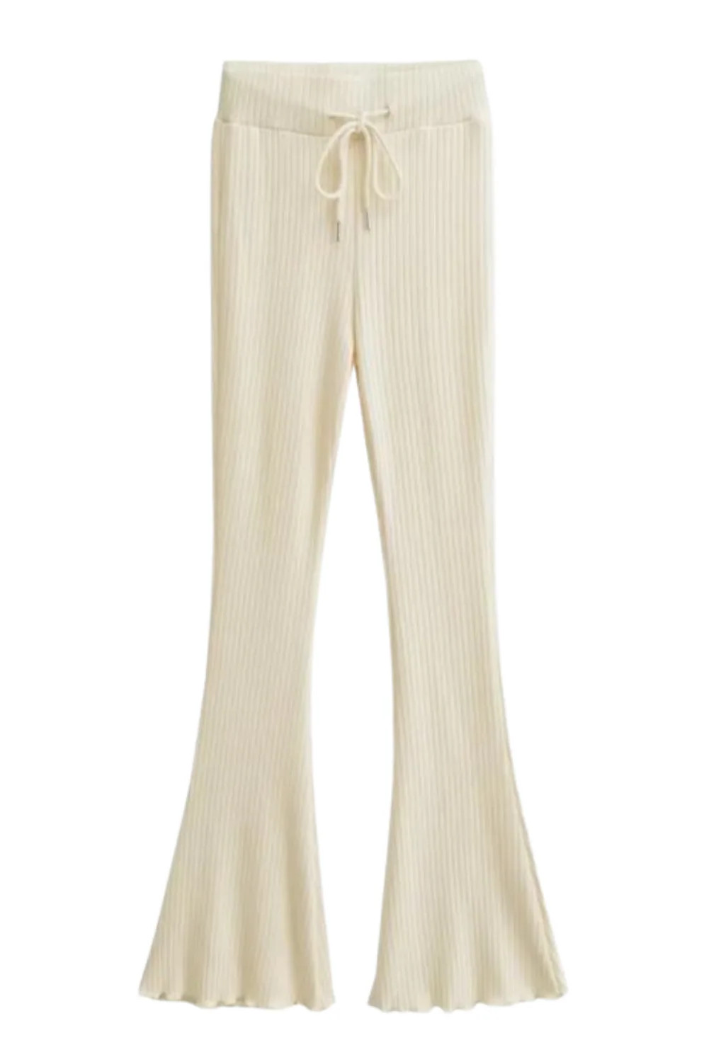 'Via' High Waisted Flared Pants (4 Colors) | Goodnight Macaroon