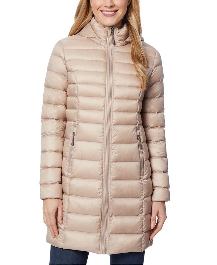 32 Degrees Packable Hooded Down Puffer Coat, Created for Macy's & Reviews - Coats - Women - Macy'... | Macys (US)