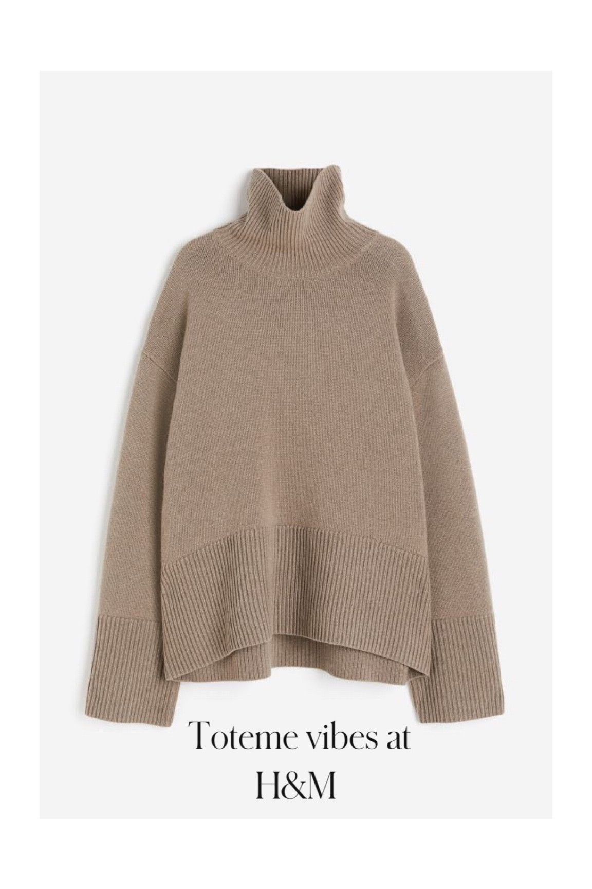 Toteme vibes at H&M 