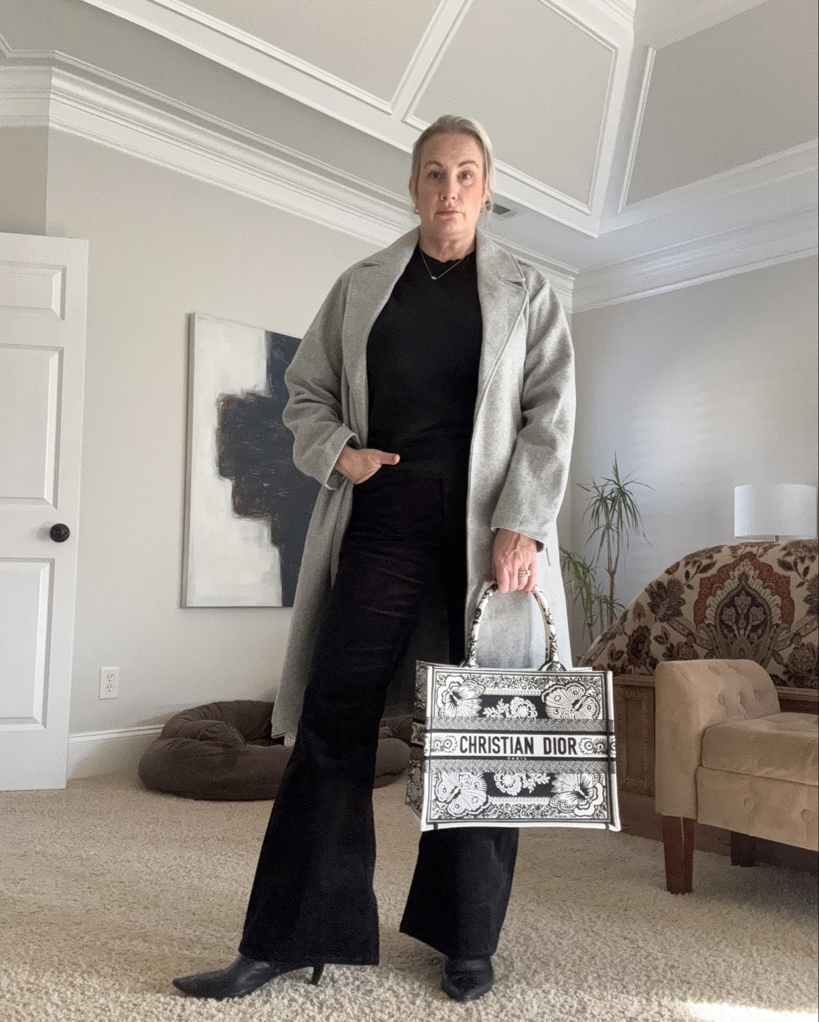 Textures!!!  Love a good over coat and this one is a steal!  #winteroutfit #coats #jackets #allblackfit #monochromaticoutfit

#LTKOver40 #LTKStyleTip #LTKMidsize