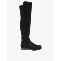 Stuart Weitzman 5050 suede riding boots, Women's, Size: EUR 35.5 / 2.5 UK WOMEN, Black | Selfridges