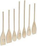 Mountain Woods 7 Piece Organic Wood Utensil Set, Spatula and Spoons | Eco-friendly Safe Kitchen Cook | Amazon (US)
