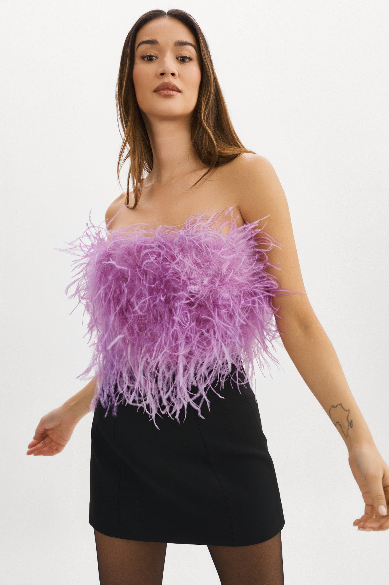 ZAINA | Feather Bustier | LAMARQUE