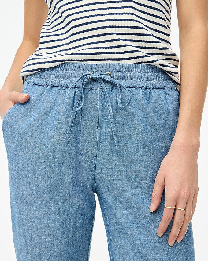 Chambray drawstring pant | J.Crew Factory