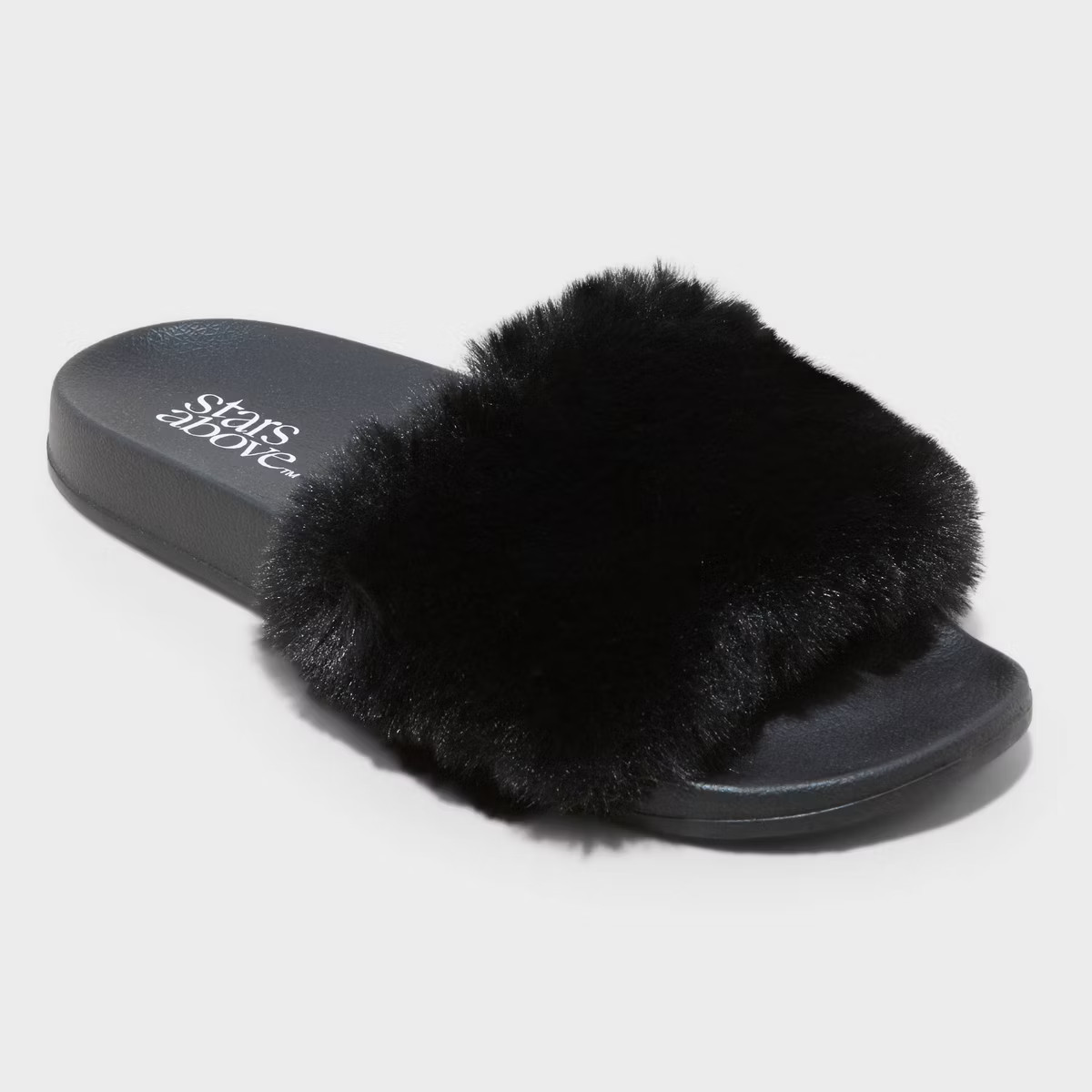 Women's Anika Single Band Slide Slippers - Stars Above™ Black | Target