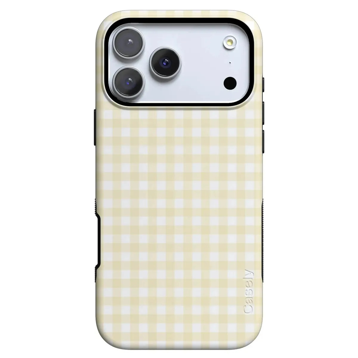 Pastel Picnic   Yellow Gingham Case | CASELY