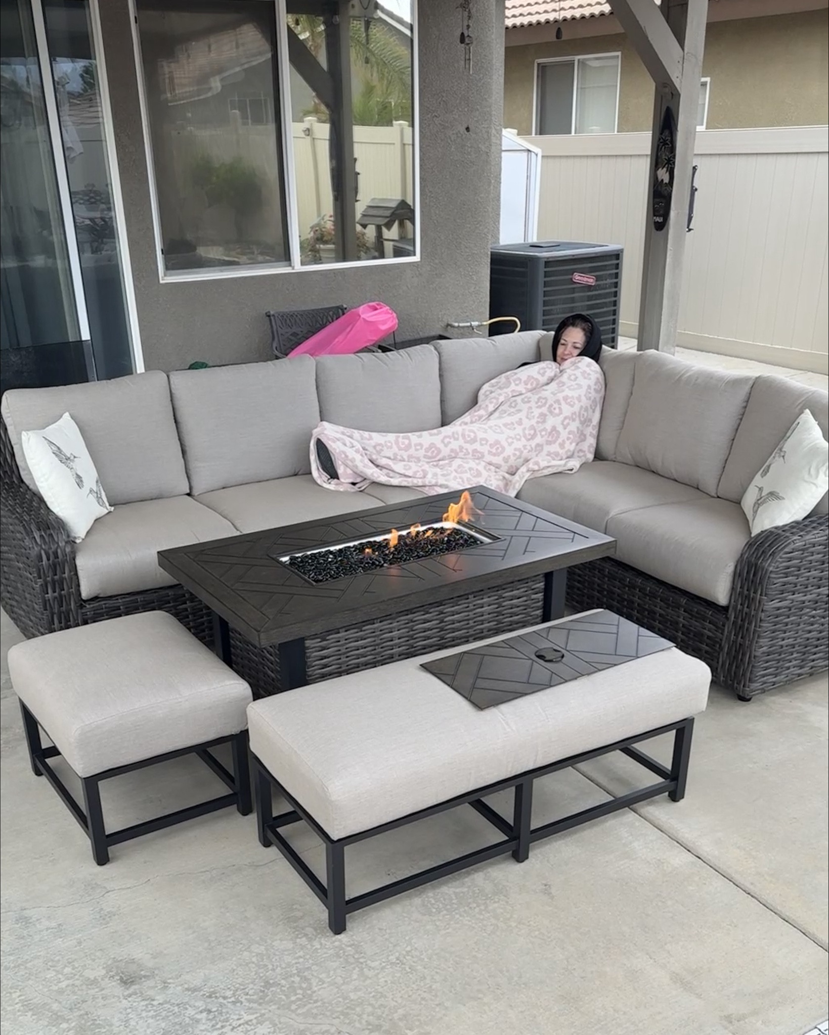 Outdoor patio setup 

#LTKSummerEdit #LTKFamily