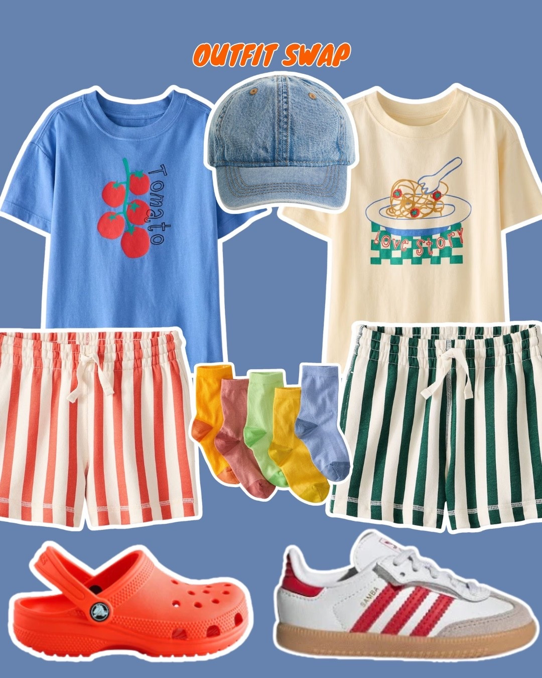 toddler boy colorful outfits for spring and summer — mix and match for 4 diff outfits

#LTKBaby #LTKKids #LTKootd
