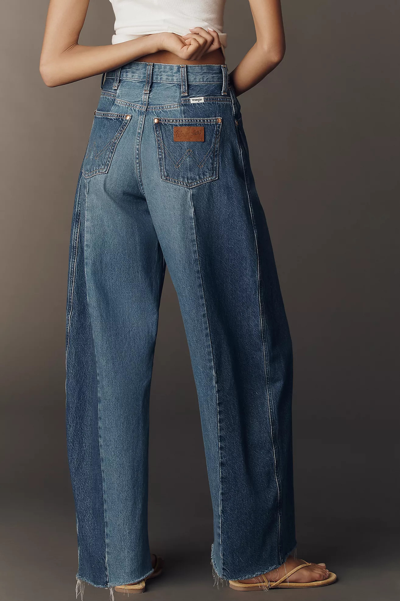 Wrangler Cowboy High-Rise Barrel Jeans | Anthropologie (US)