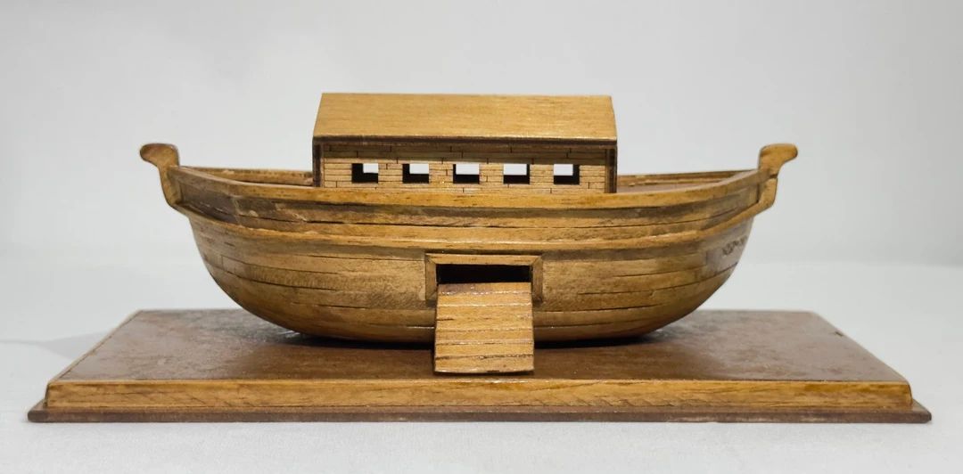 Noah's Ark Wooden Model Ship | Etsy (US)