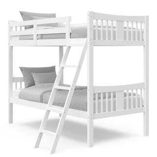 Storkcraft Caribou White Solid Hardwood Twin Bunk Daybed 09720-121 - The Home Depot | The Home Depot