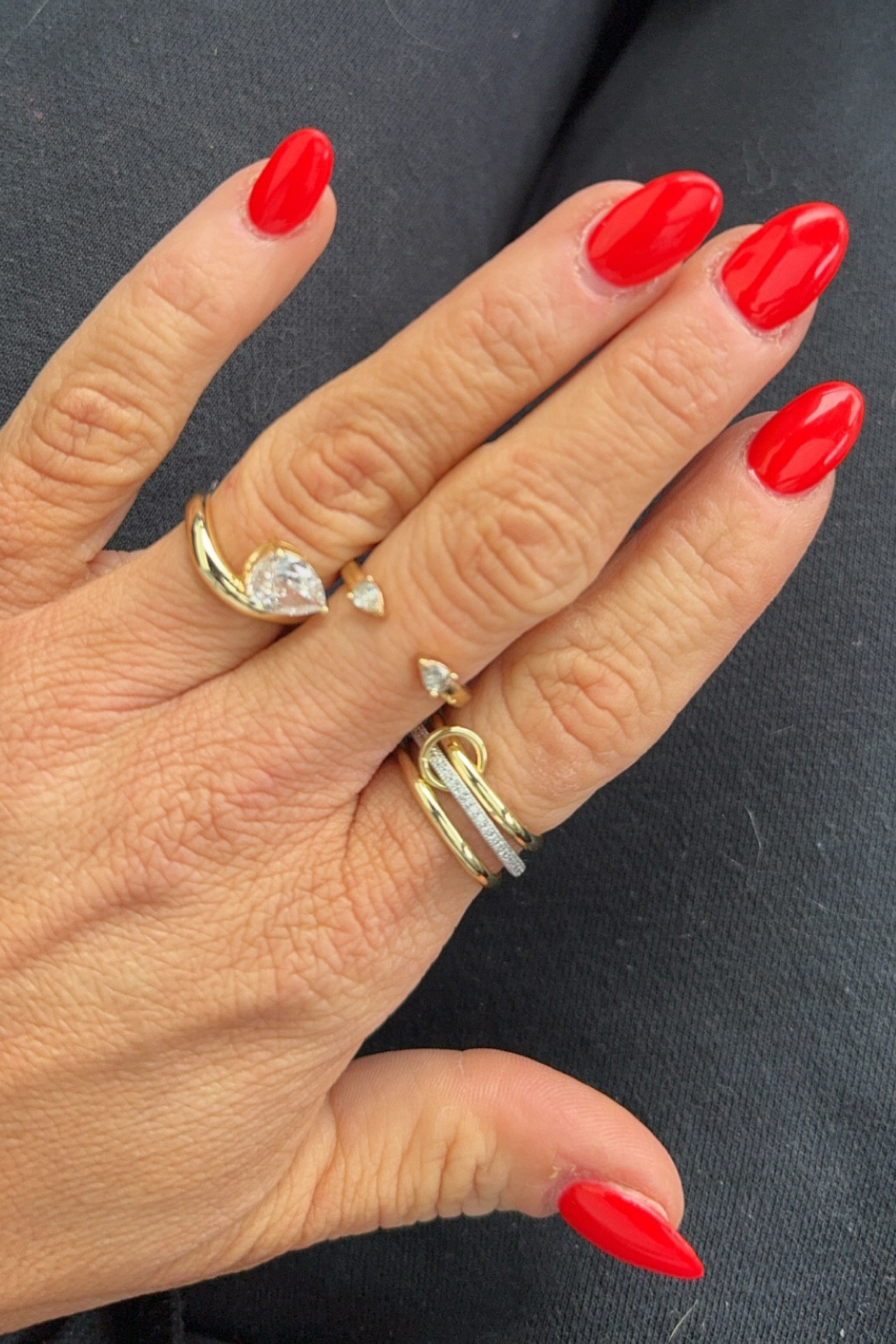 Traveling this week so I picked up a new “Diamond”. 
My middle ring is Miranda Frye you can use code LOLAMARIE 