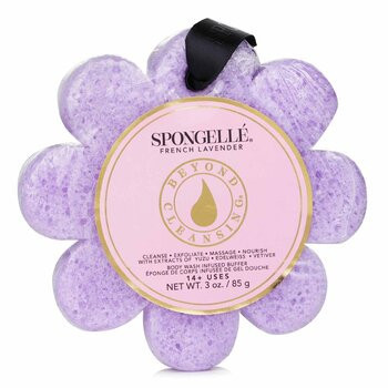 SpongelleWild flower Soap Sponge - French Lavender (Purple) 1pc | Strawberrynet