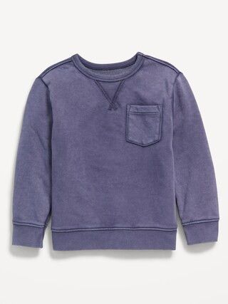 Unisex Long-Sleeve Pocket Sweatshirt for Toddler | Old Navy (US)