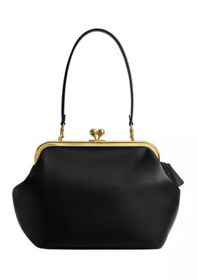 COACH Glovetanned Kisslock Frame Bag | Belk